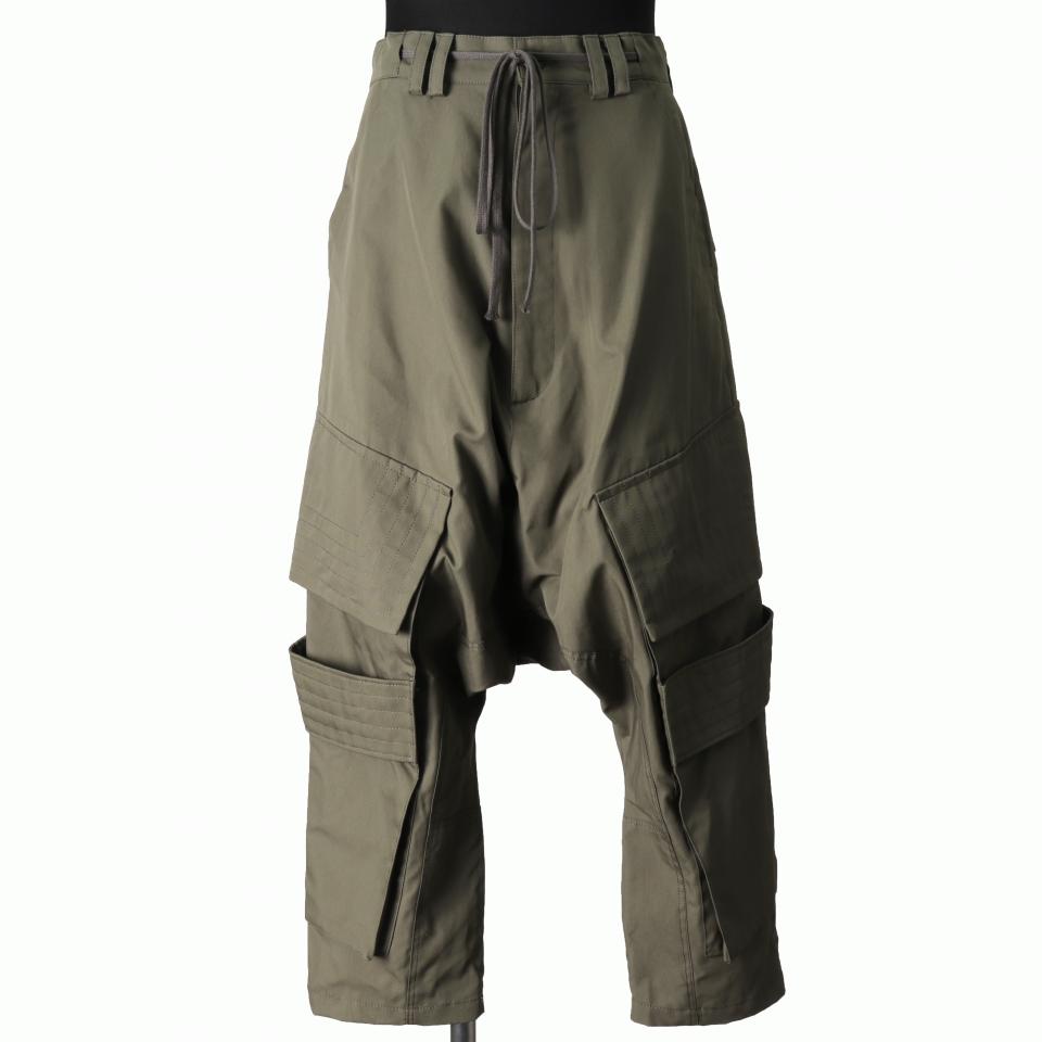 [SALE] 30%OFF　A.F ARTEFACT Cargo Wide Sarrouel Pants　KHAKI