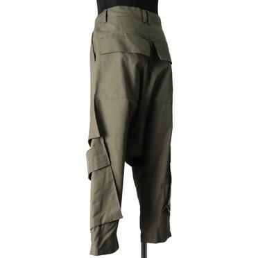 [SALE] 30%OFF　A.F ARTEFACT Cargo Wide Sarrouel Pants　KHAKI No.4