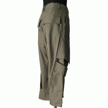 [SALE] 30%OFF　A.F ARTEFACT Cargo Wide Sarrouel Pants　KHAKI No.6