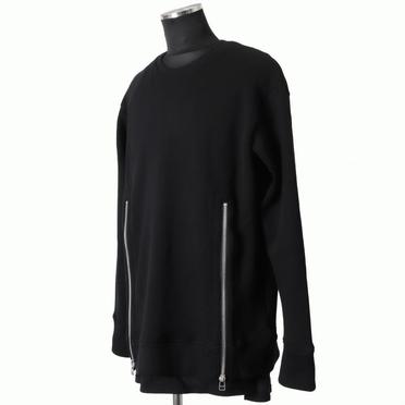 [SALE] 30%OFF　A.F ARTEFACT Layered Zip Pullover　BLACK No.2