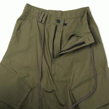 [SALE] 30%OFF　A.F ARTEFACT Cargo Wide Sarrouel Pants　KHAKI No.8