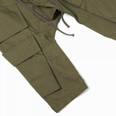 [SALE] 30%OFF　A.F ARTEFACT Cargo Wide Sarrouel Pants　KHAKI No.10