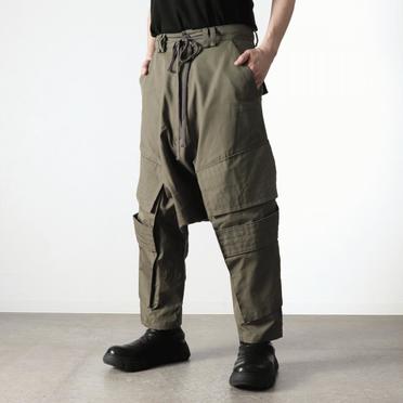 [SALE] 30%OFF　A.F ARTEFACT Cargo Wide Sarrouel Pants　KHAKI No.14