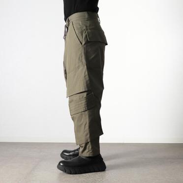 [SALE] 30%OFF　A.F ARTEFACT Cargo Wide Sarrouel Pants　KHAKI No.15