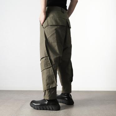 [SALE] 30%OFF　A.F ARTEFACT Cargo Wide Sarrouel Pants　KHAKI No.16