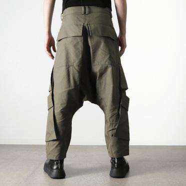 [SALE] 30%OFF　A.F ARTEFACT Cargo Wide Sarrouel Pants　KHAKI No.18