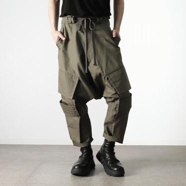 [SALE] 30%OFF　A.F ARTEFACT Cargo Wide Sarrouel Pants　KHAKI No.20