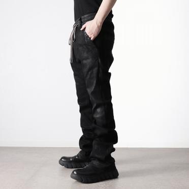 Denim Coating Flare Long　BLACK No.15