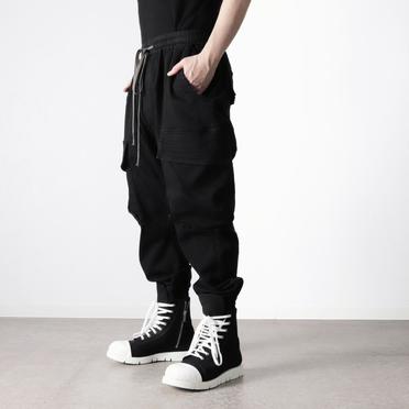 Denim Sarrouel Easy Pants　BLACK No.14