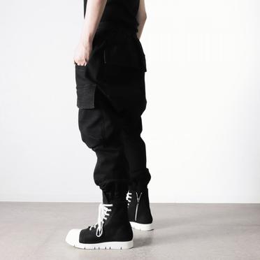 Denim Sarrouel Easy Pants　BLACK No.16