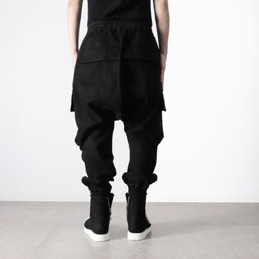 Denim Sarrouel Easy Pants　BLACK No.17