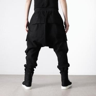 Denim Sarrouel Easy Pants　BLACK No.18