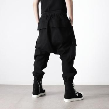 Denim Sarrouel Easy Pants　BLACK No.19