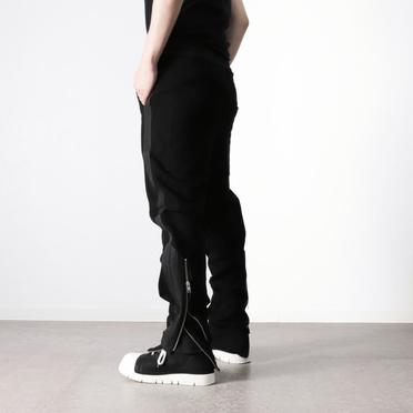 [SALE] 30%OFF　A.F ARTEFACT Sweat Zip Easy Pants　BLACK No.20