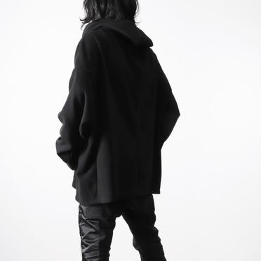 Dolman Hoodie Pullover　BLACK No.17