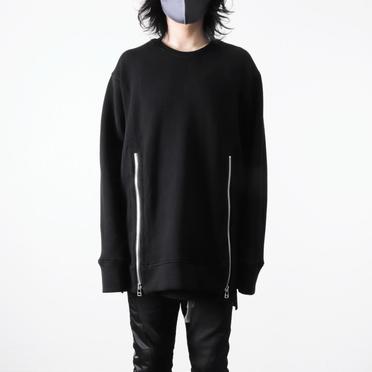 [SALE] 30%OFF　A.F ARTEFACT Layered Zip Pullover　BLACK No.13