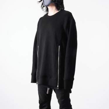 [SALE] 30%OFF　A.F ARTEFACT Layered Zip Pullover　BLACK No.14