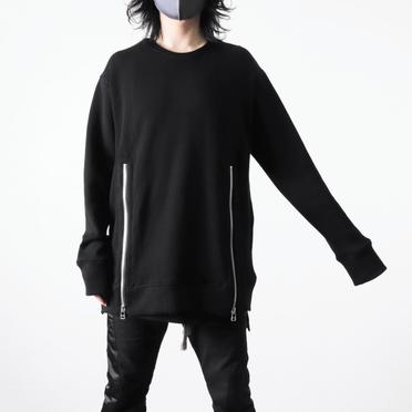 [SALE] 30%OFF　A.F ARTEFACT Layered Zip Pullover　BLACK No.19