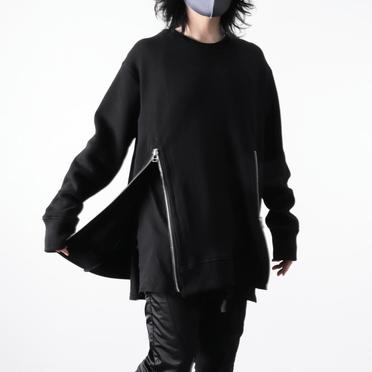 [SALE] 30%OFF　A.F ARTEFACT Layered Zip Pullover　BLACK No.20