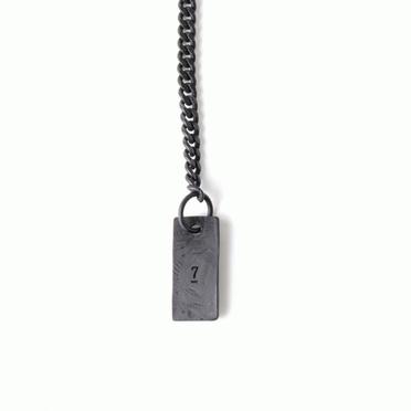 817ACU13 BRASS NECLACE　BLACK No.6