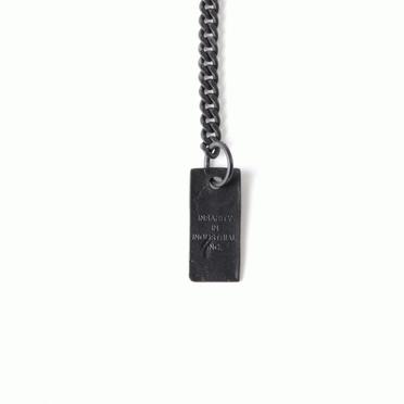 817ACU13 BRASS NECLACE　BLACK No.7