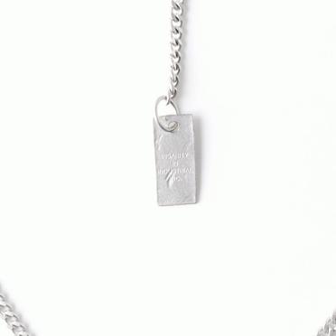 817ACU13 BRASS NECLACE　SILVER No.7