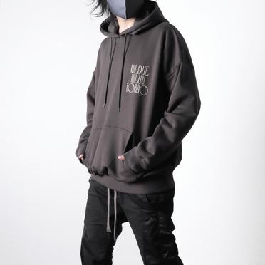 EMBROIDERY FLOWER HOODIE　USED BLACK No.12