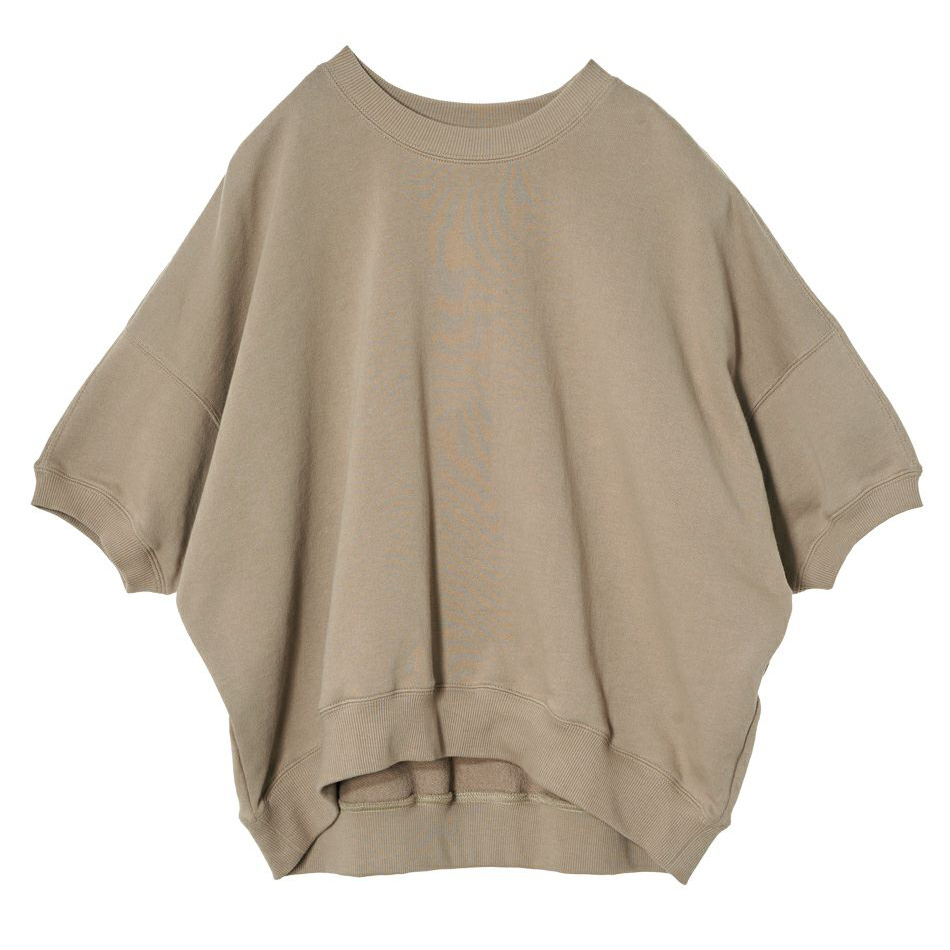 【MICA×FRUIT OF THE LOOM】ショートプルオーバー　BEIGE