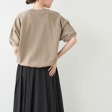 【MICA×FRUIT OF THE LOOM】ショートプルオーバー　BEIGE No.7