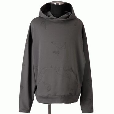 Print Sweat Hoodie　GREY No.1