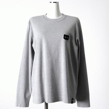 DSC / ベアワッペンロングスリーブTシャツ　GRAY No.1