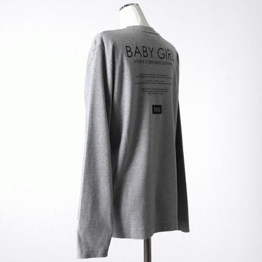 DSC / ベアワッペンロングスリーブTシャツ　GRAY No.4