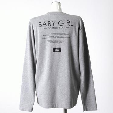 DSC / ベアワッペンロングスリーブTシャツ　GRAY No.5