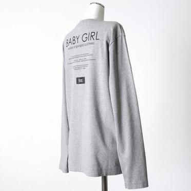 DSC / ベアワッペンロングスリーブTシャツ　GRAY No.6