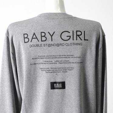 DSC / ベアワッペンロングスリーブTシャツ　GRAY No.9