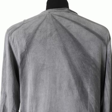 SIDE SEAM T-SHIRT LONG SL　HAND DYE GREY No.10