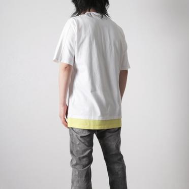 [SALE] 30%OFF　RIPVANWINKLE LAYERED DOLMAN-T　WHITE No.8