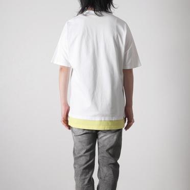 [SALE] 30%OFF　RIPVANWINKLE LAYERED DOLMAN-T　WHITE No.9