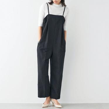 ピンストライプサロペット　NAVY No.3