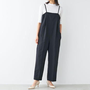 ピンストライプサロペット　NAVY No.6