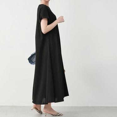 ハイツイストAラインワンピース　BLACK No.7