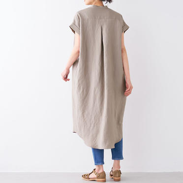 タックショルダーワンピース　BEIGE No.8