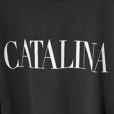 "CATALINA"ロゴプリントフリルT-shirt　SUMIKURO No.2