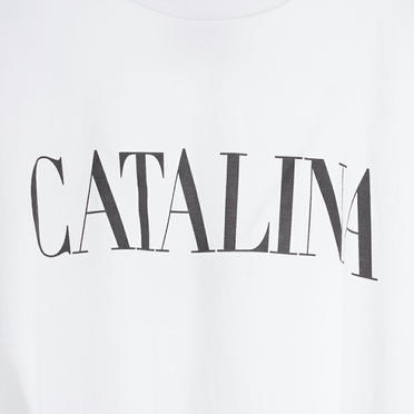 "CATALINA"ロゴプリントフリルT-shirt　WHITE No.2