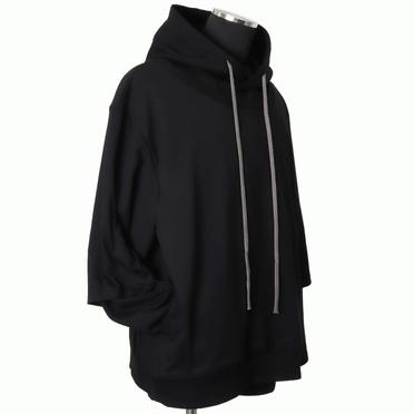 Layered Sweat Hoodie　BLACK No.8