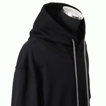 Layered Sweat Hoodie　BLACK No.10