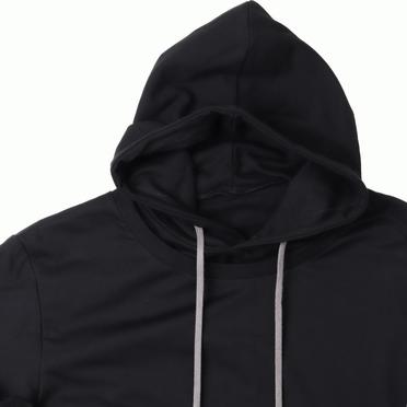 Layered Sweat Hoodie　BLACK No.15