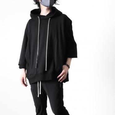 Layered Sweat Hoodie　BLACK No.26