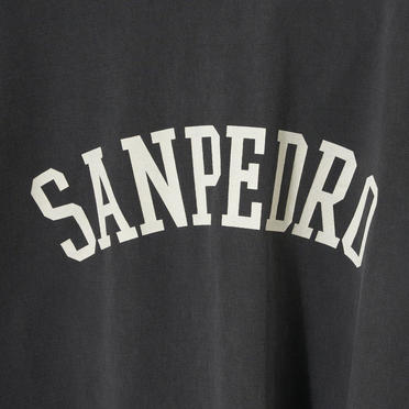 [SALE] 20%OFF　MICA&DEAL "SANPEDRO"ヴィンテージウォッシュロゴT-shirt　SUMIKURO No.2