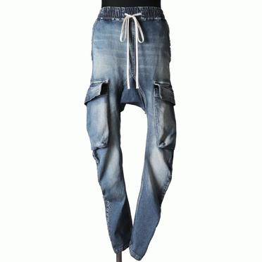 Denim Cargo Sarrouel Skinny　BLUE No.1